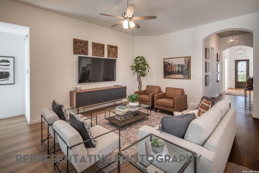 Furnished interior view inside a new home in Mayfair, New Braunfels (Image 13).