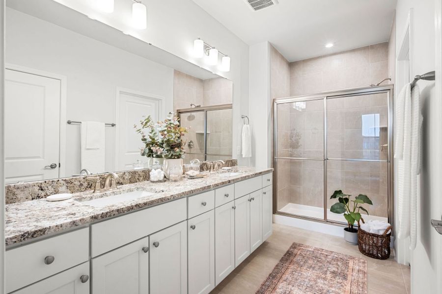 Furnished interior view inside a new home in Sun City Hilton Head, Bluffton (Image 29).