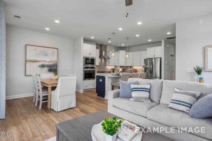 Furnished interior view inside a new home in Springvale, Fuquay Varina (Image 19).