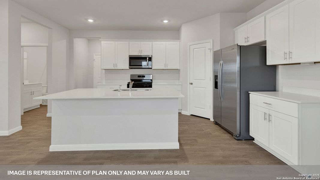 Furnished interior view inside a new home in Whisper South, San Marcos (Image 5).
