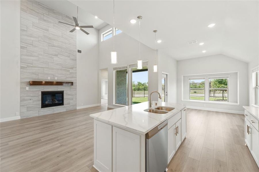 Furnished interior view inside a new home in Ridge Ranch, Mesquite (Image 13).