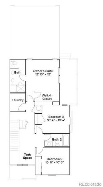 2D floor plan layout of this home in , Thornton, CO (Image 2).