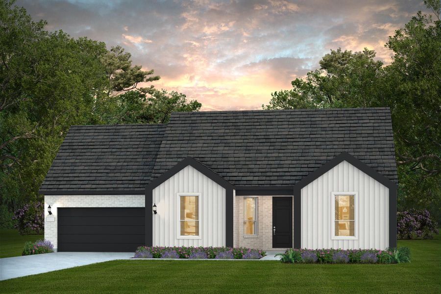 Representative exterior photo of a completed home built from the Reverence by Del Webb in Sun City Texas, Georgetown, TX (Image 31).