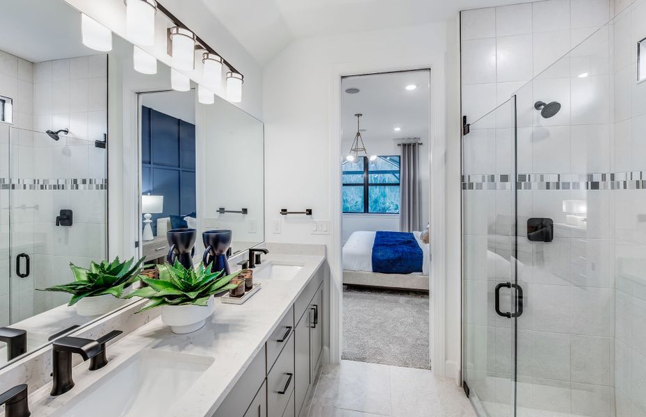 Owner's bathroom with walk-in shower