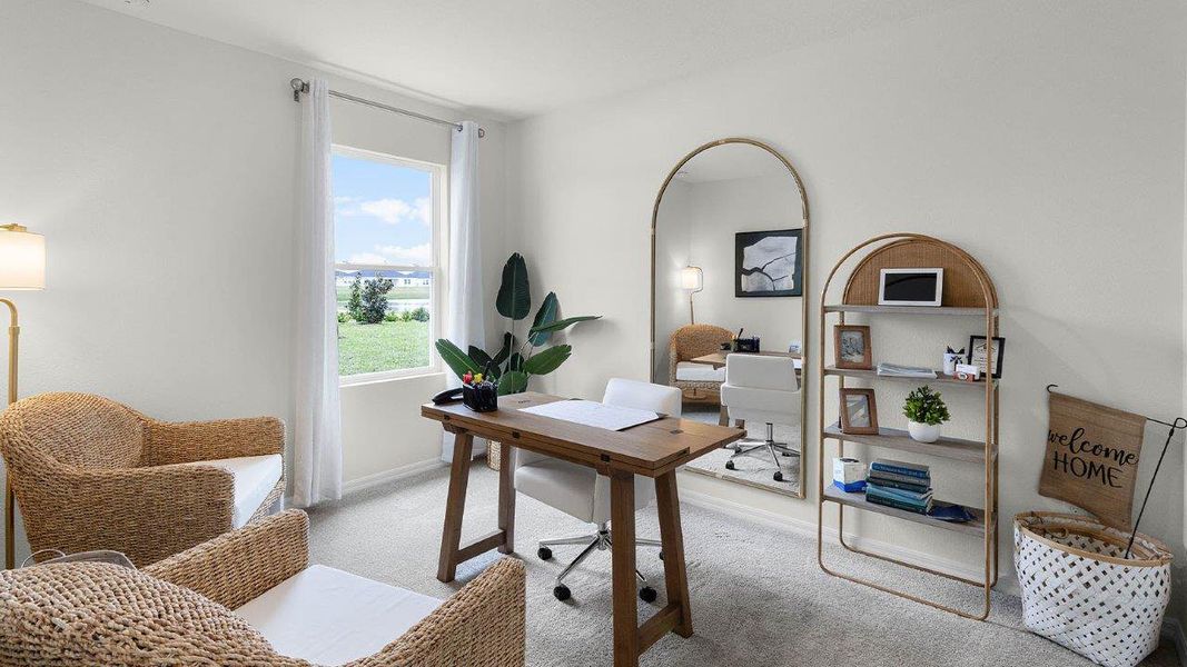 Representative furnished interior of a home built from the Lakeside by D.R. Horton in Lake Deer Estates, Poinciana (Image 30).
