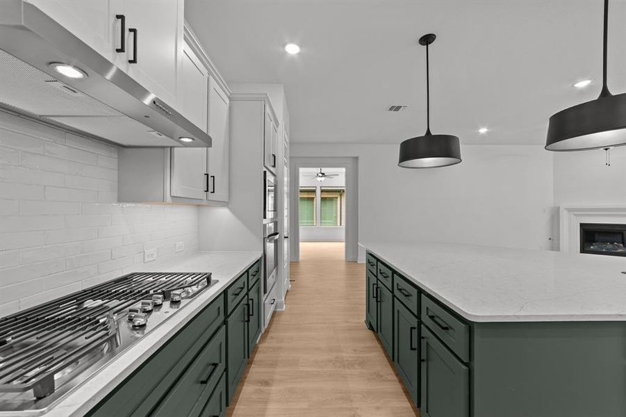 Furnished interior view inside a new home in South Pointe  Cottage Series, Mansfield (Image 7).