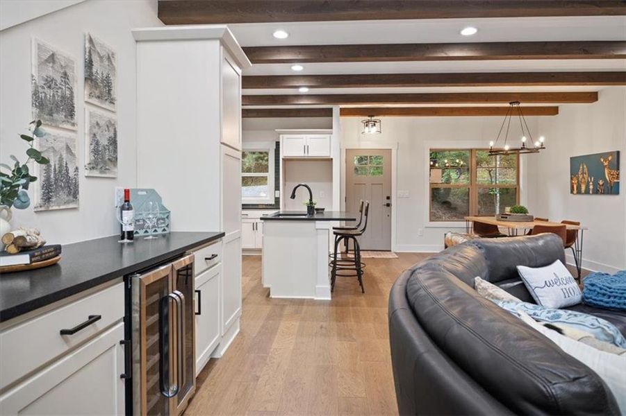 Furnished interior view inside a new home in , Ellijay (Image 6).