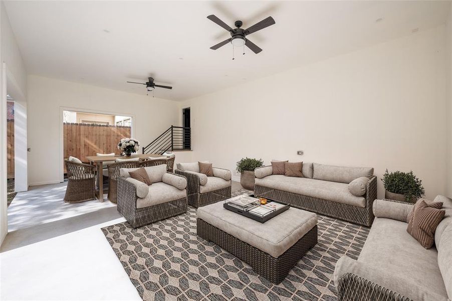Additional living area rendering
