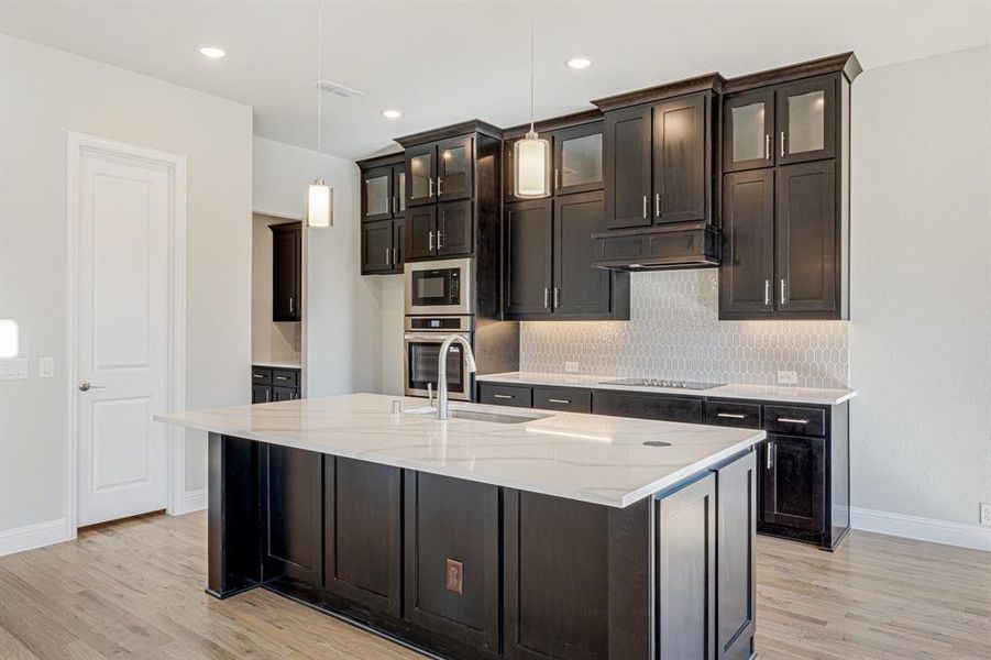 Furnished interior view inside a new home in Hayes Crossing, Midlothian (Image 7).
