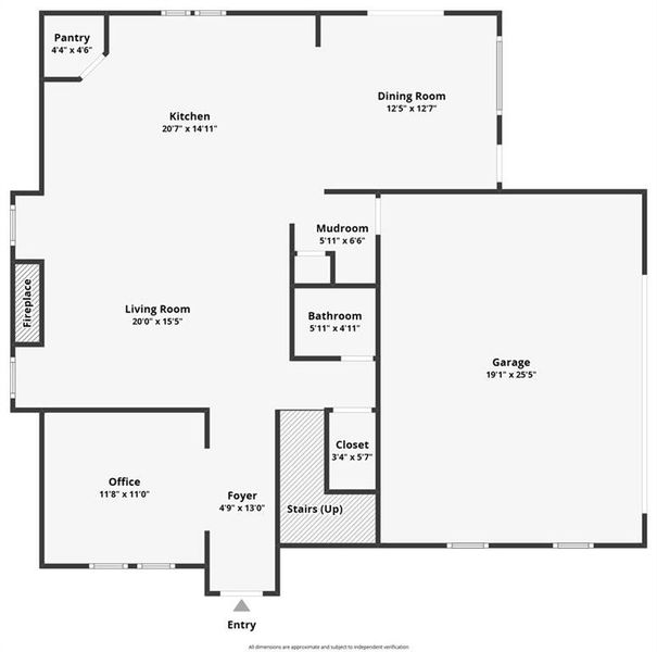 2D floor plan layout of this home in , Atlanta, GA (Image 6).