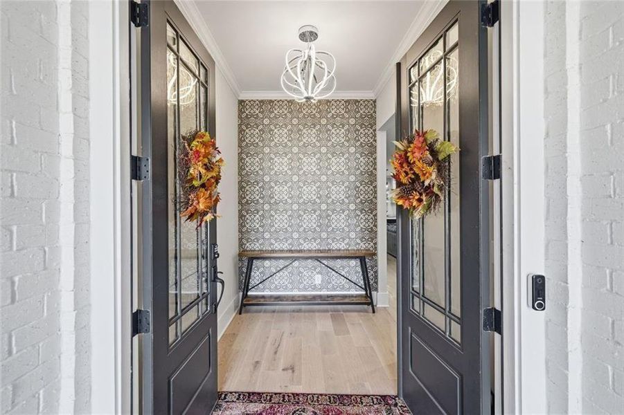 Exterior details and patio area of a home in , Alpharetta (Image 27).