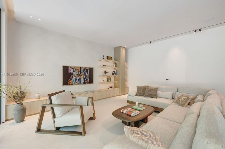 Furnished interior view inside a new home in , Miami (Image 11).