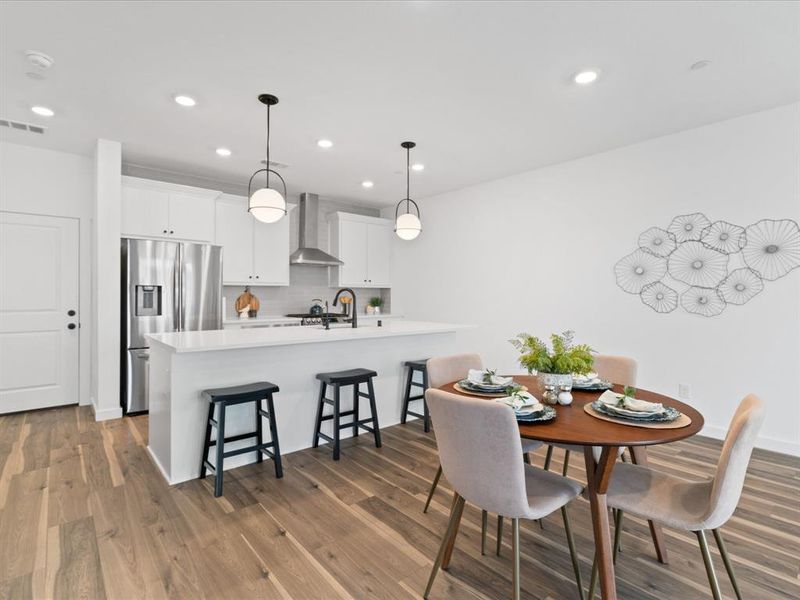Furnished interior view inside a new home in , Prosper (Image 11).