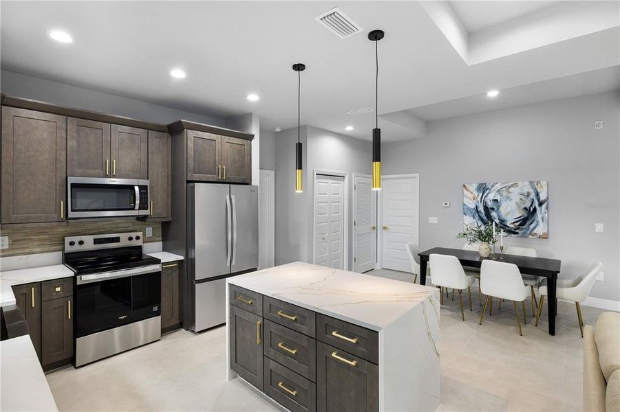 Furnished interior view inside a new home in , North Port (Image 37).