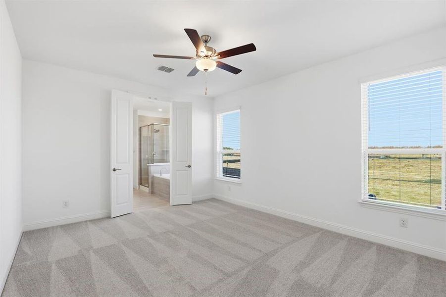 Spacious, unfurnished interior of a new home in The Ranch at Uptown Celina 40s, Celina (Image 14). Spacious, unfurnished interior of a new home in The Ranch at Uptown Celina 40s, Celina (Image 14).