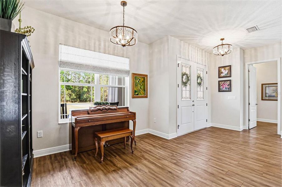 Furnished interior view inside a new home in , Wesley Chapel (Image 42).