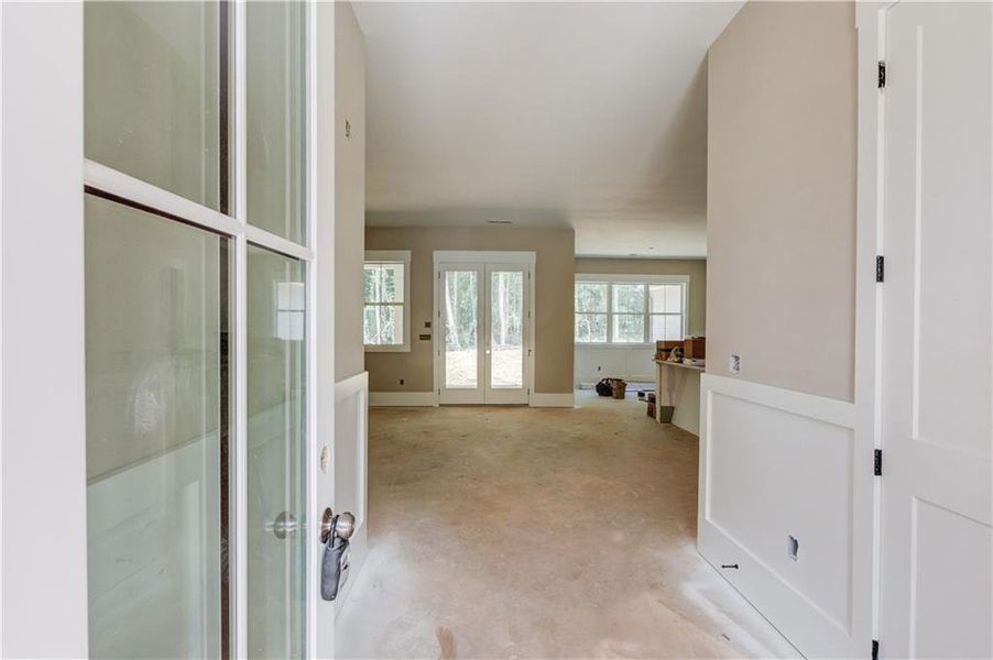 In-progress construction of a new home in , Jefferson, GA (Image 25).