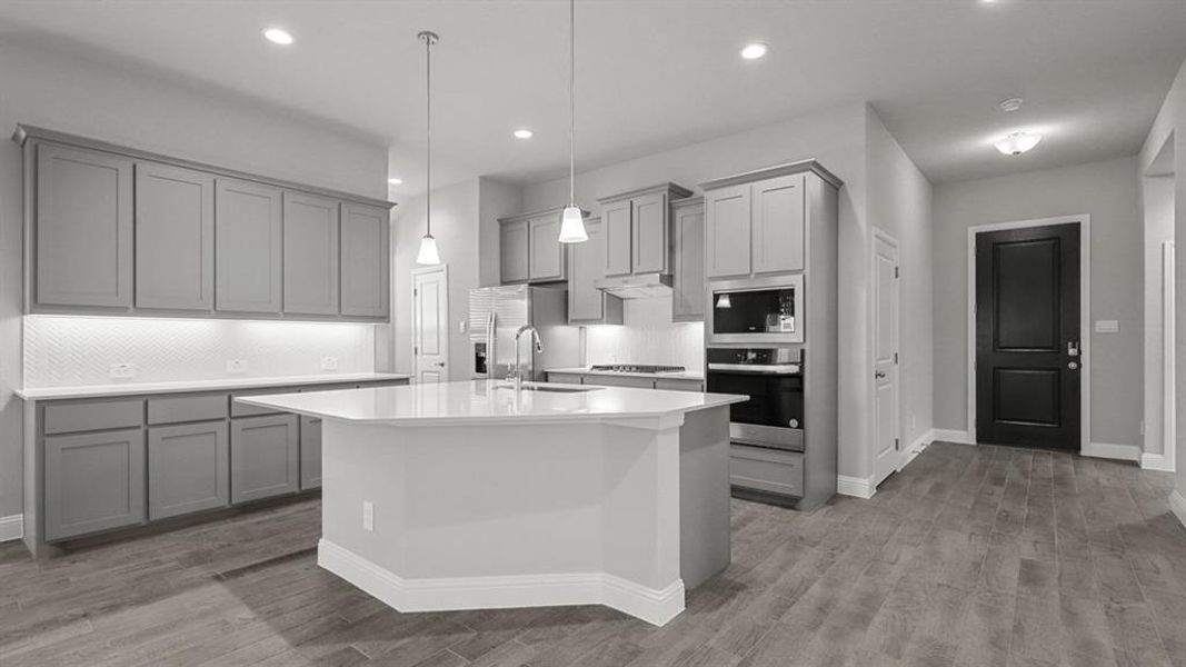 Kitchen- All Home and community information, including pricing, included features, terms, availability and amenities, are subject to change at any time without notice or obligation. All Drawings, pictures, photographs, video, square footages, floor plans, elevations, features, colors and sizes are approximate for illustration purposes only and will vary from the homes as built.