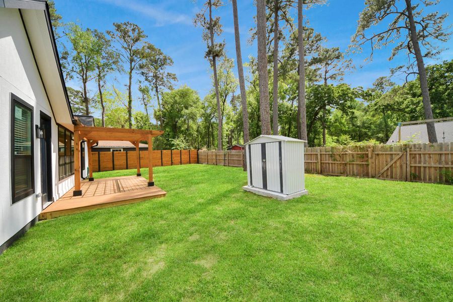 Exterior details and patio area of a home in , Spring (Image 28).