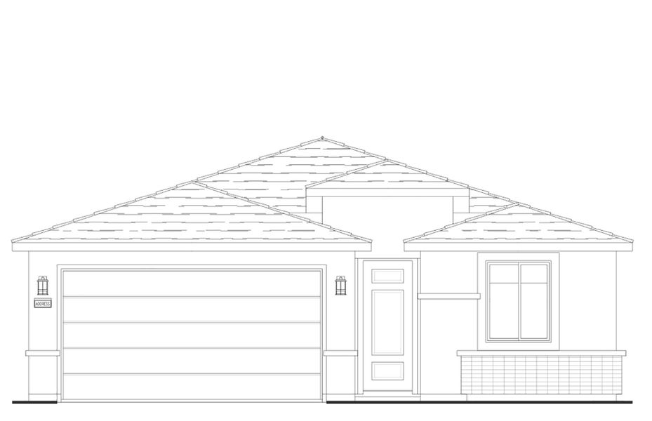 Representative rendering of the exterior for the Bergamot by Del Webb (Image 2).