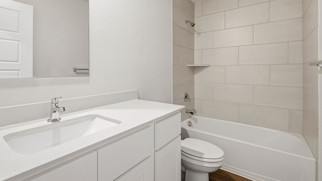 Secondary bathroom
