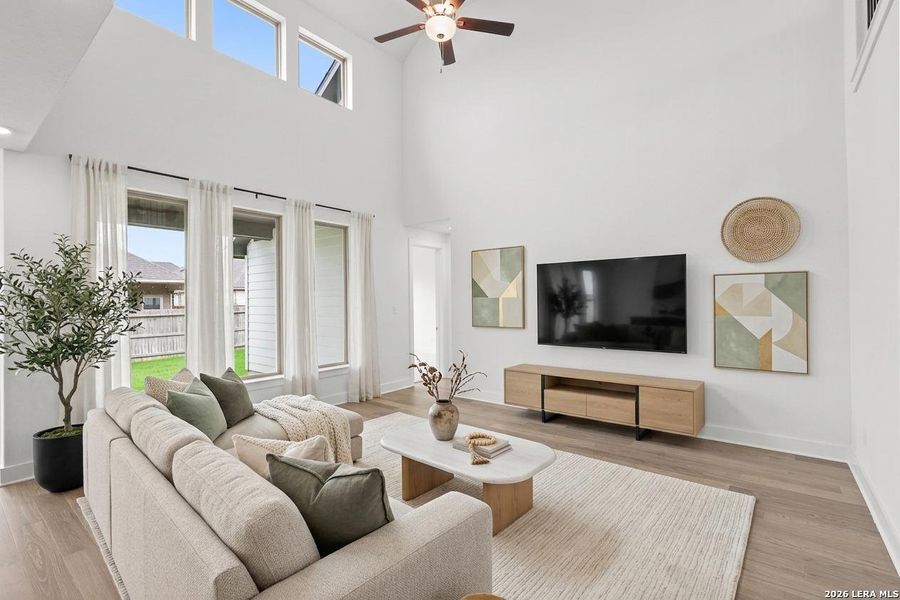 Furnished interior view inside a new home in Megan's Landing, Castroville (Image 11).