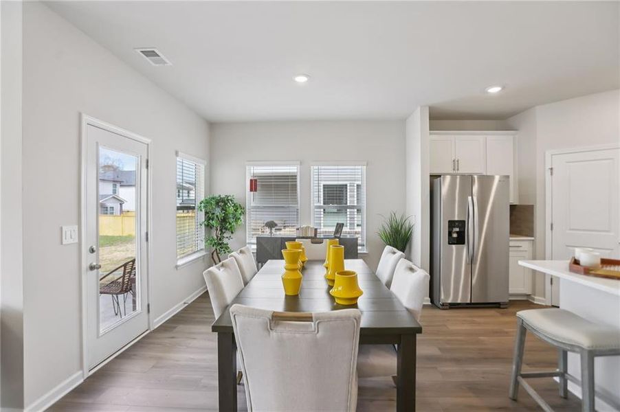 Furnished interior view inside a new home in Westmont Preserve, Powder Springs (Image 6).
