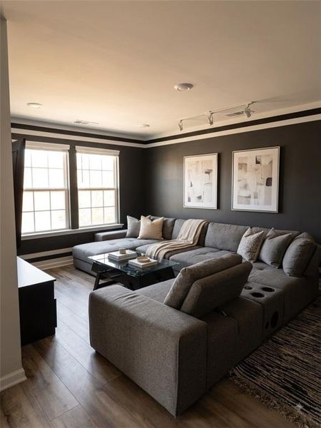Furnished interior view inside a new home in , Atlanta (Image 2). Furnished interior view inside a new home in , Atlanta (Image 2).