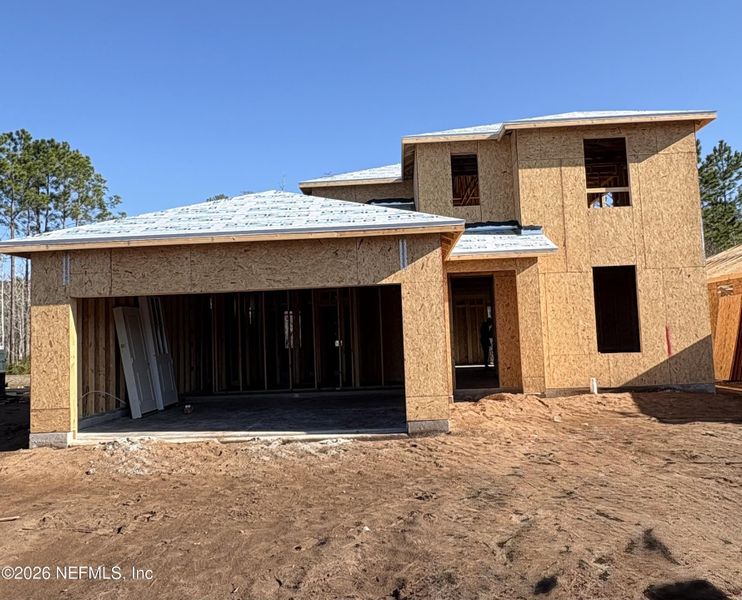 In-progress construction of a new home in , Jacksonville, FL (Image 5).