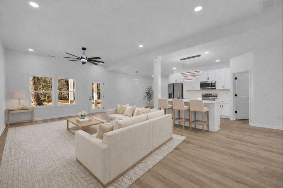 Furnished interior view inside a new home in , Covington (Image 12).