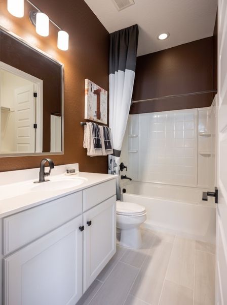 Furnished interior view inside a new home in Elegance at Eastmark, Mesa (Image 38).