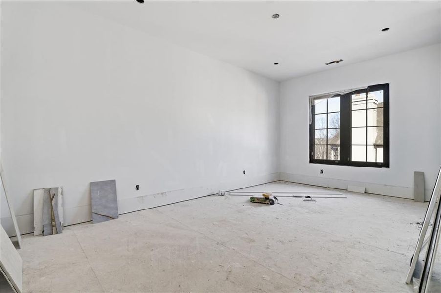 In-progress construction of a new home in , Alpharetta, GA (Image 43).