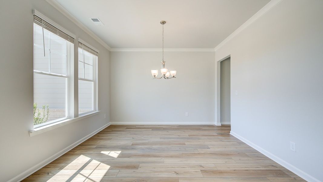 Representative furnished interior of a home built from the Clarity - Side Entry by DRB Homes in Brighton, Locust Grove (Image 7). Representative furnished interior of a home built from the Clarity - Side Entry by DRB Homes in Brighton, Locust Grove (Image 7).