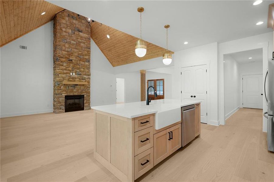 Furnished interior view inside a new home in , Calhoun (Image 5).