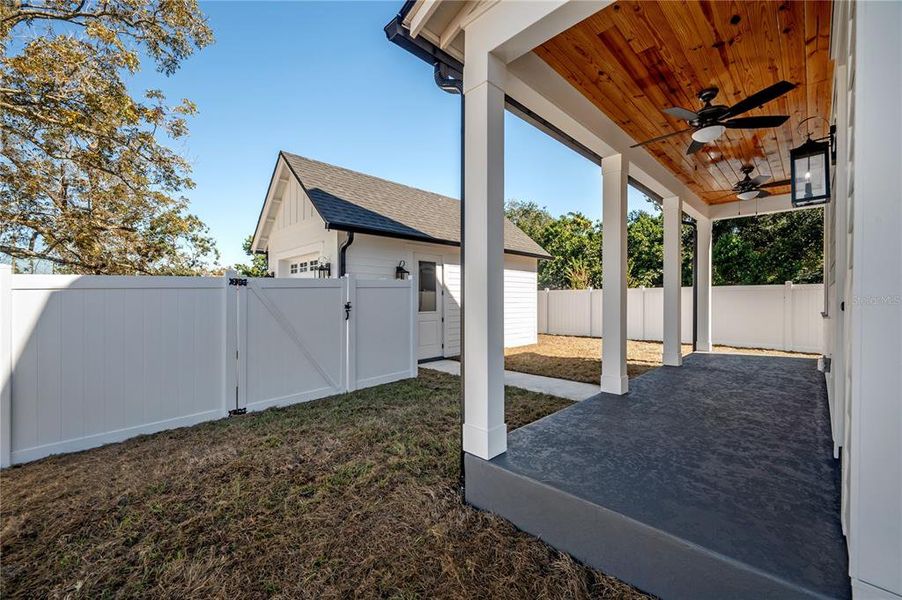 Exterior details and patio area of a home in , Tampa (Image 34). Exterior details and patio area of a home in , Tampa (Image 34).