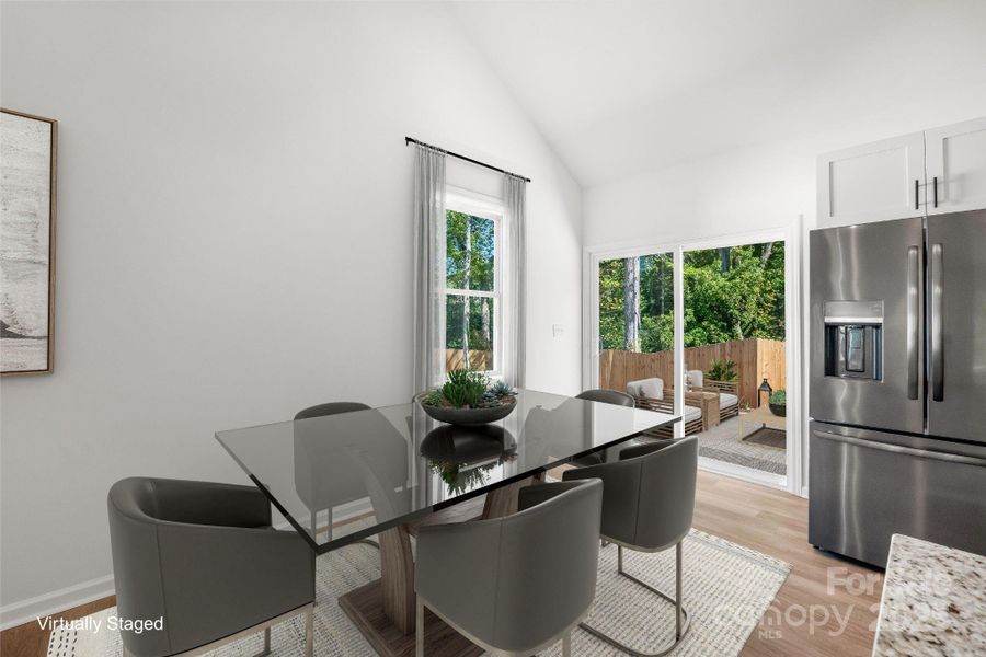 Furnished interior view inside a new home in , Cherryville (Image 9). Furnished interior view inside a new home in , Cherryville (Image 9).