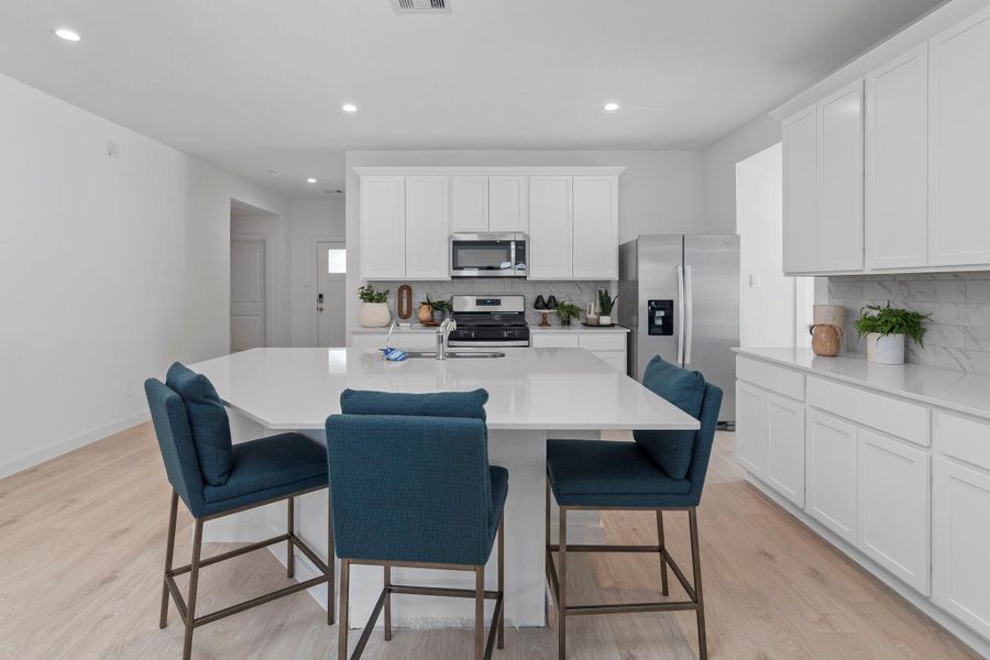 Furnished interior view inside a new home in Tamarron, Fulshear (Image 5).