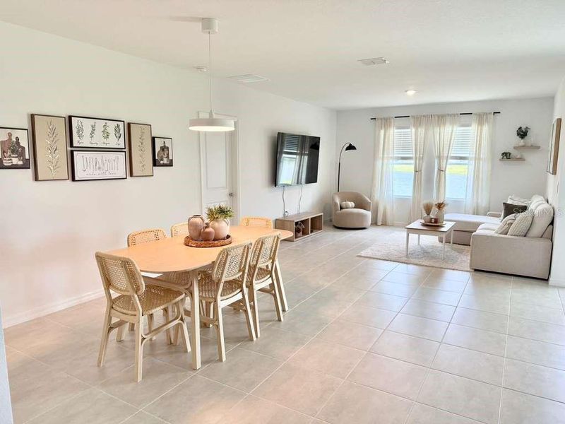 Furnished interior view inside a new home in , Kissimmee (Image 3).