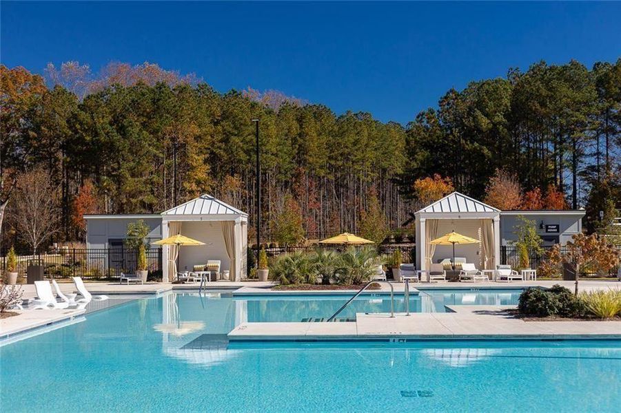 Community amenities in Soleil Belmont Park, Canton (Image 22).