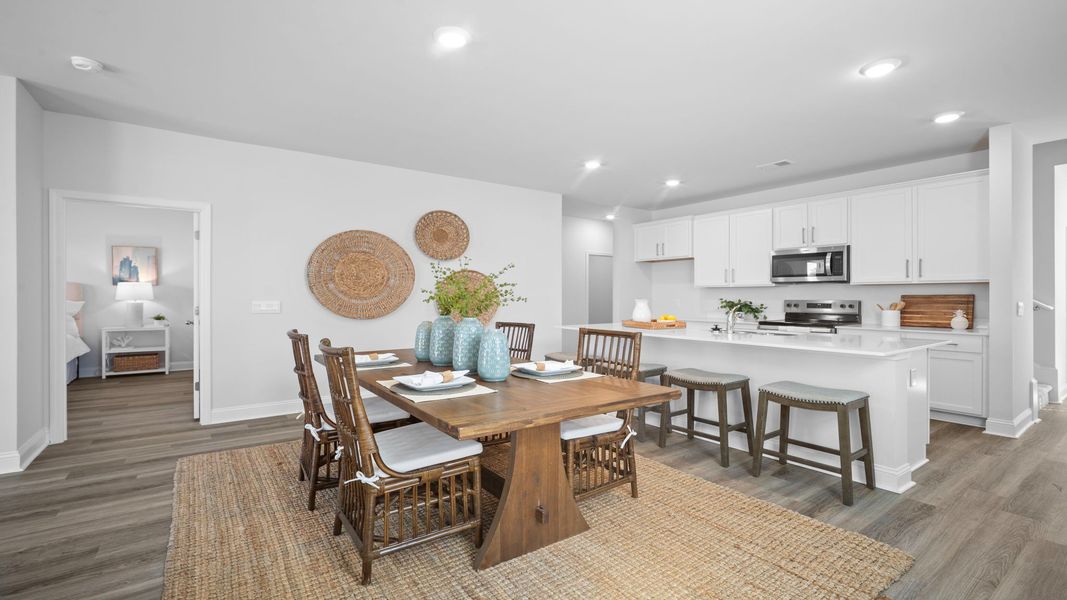 Furnished interior view inside a new home in The Lakes at North Glynn, Brunswick (Image 11).