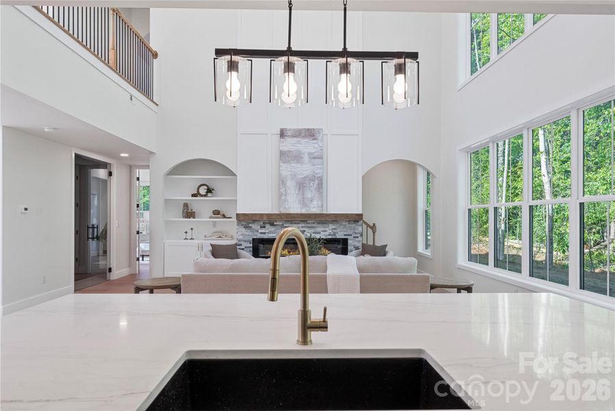 Furnished interior view inside a new home in , Clover (Image 7).