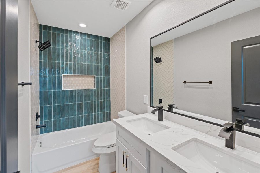 Furnished interior view inside a new home in , Houston (Image 3).