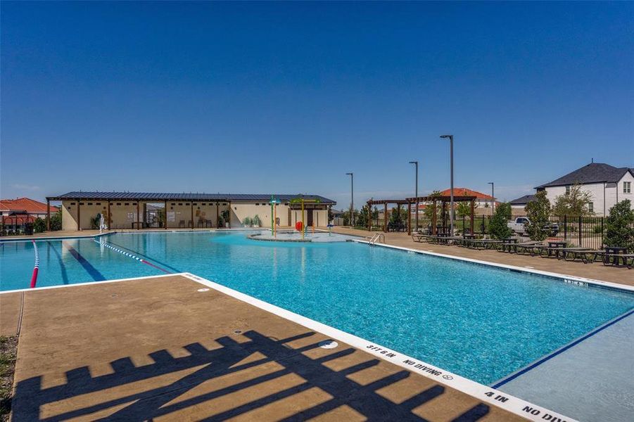 Community pool featuring a patio Community pool featuring a patio
