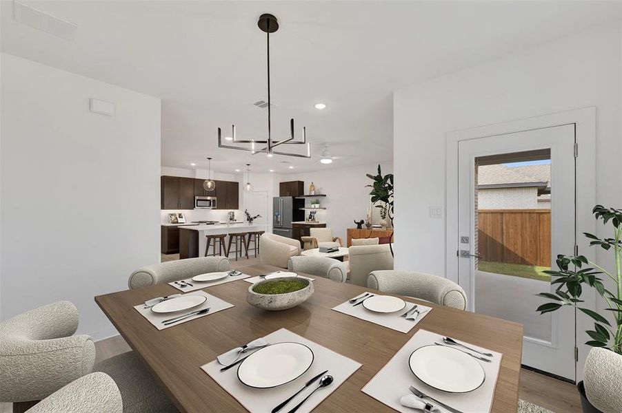 Furnished interior view inside a new home in Rolling Ridge, Van Alstyne (Image 15). Furnished interior view inside a new home in Rolling Ridge, Van Alstyne (Image 15).