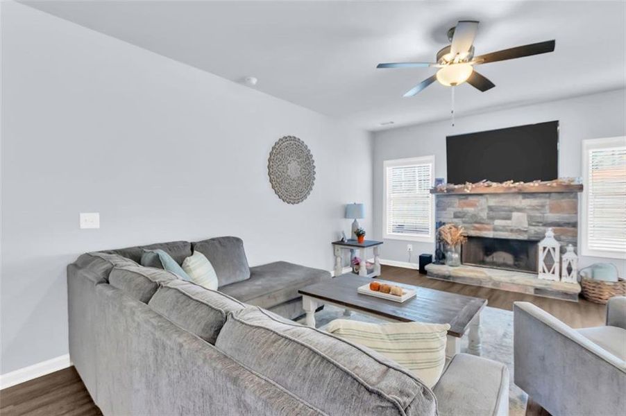 Furnished interior view inside a new home in , Clarkesville (Image 5).