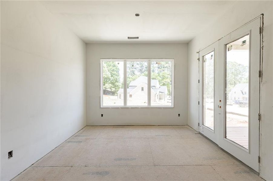 In-progress construction of a new home in , Buford, GA (Image 16).