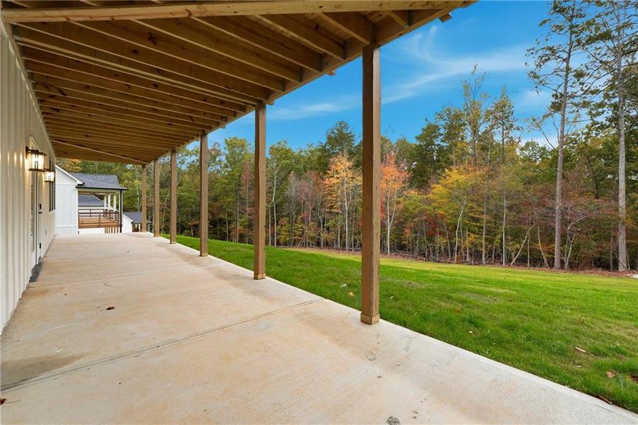 Exterior details and patio area of a home in , Cumming (Image 29).