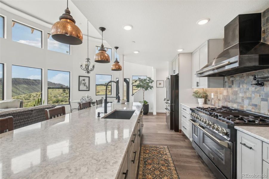 Furnished interior view inside a new home in , Lyons (Image 12).