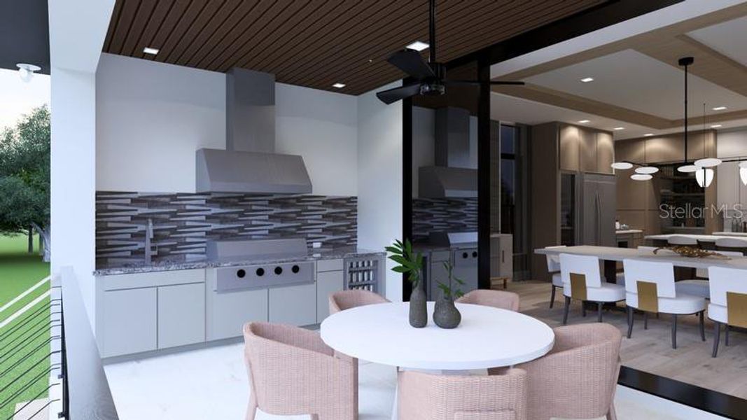 Exterior details and patio area of a home in , Tampa (Image 3).