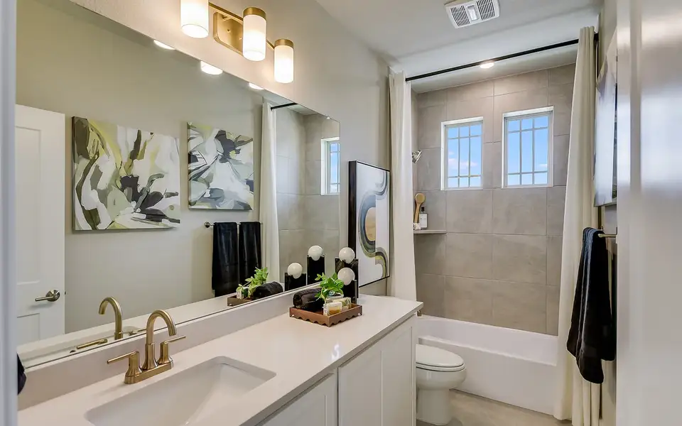 Furnished interior view inside a new home in Easton Park, Austin (Image 4).
